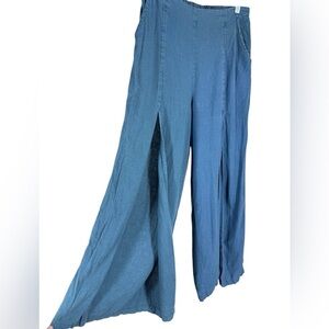 Split front pants medium swim cover pants